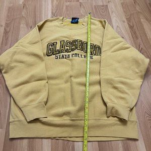 Vintage MV Sport Pro-Weave Glassboro State College Varsity Crewneck Size Large